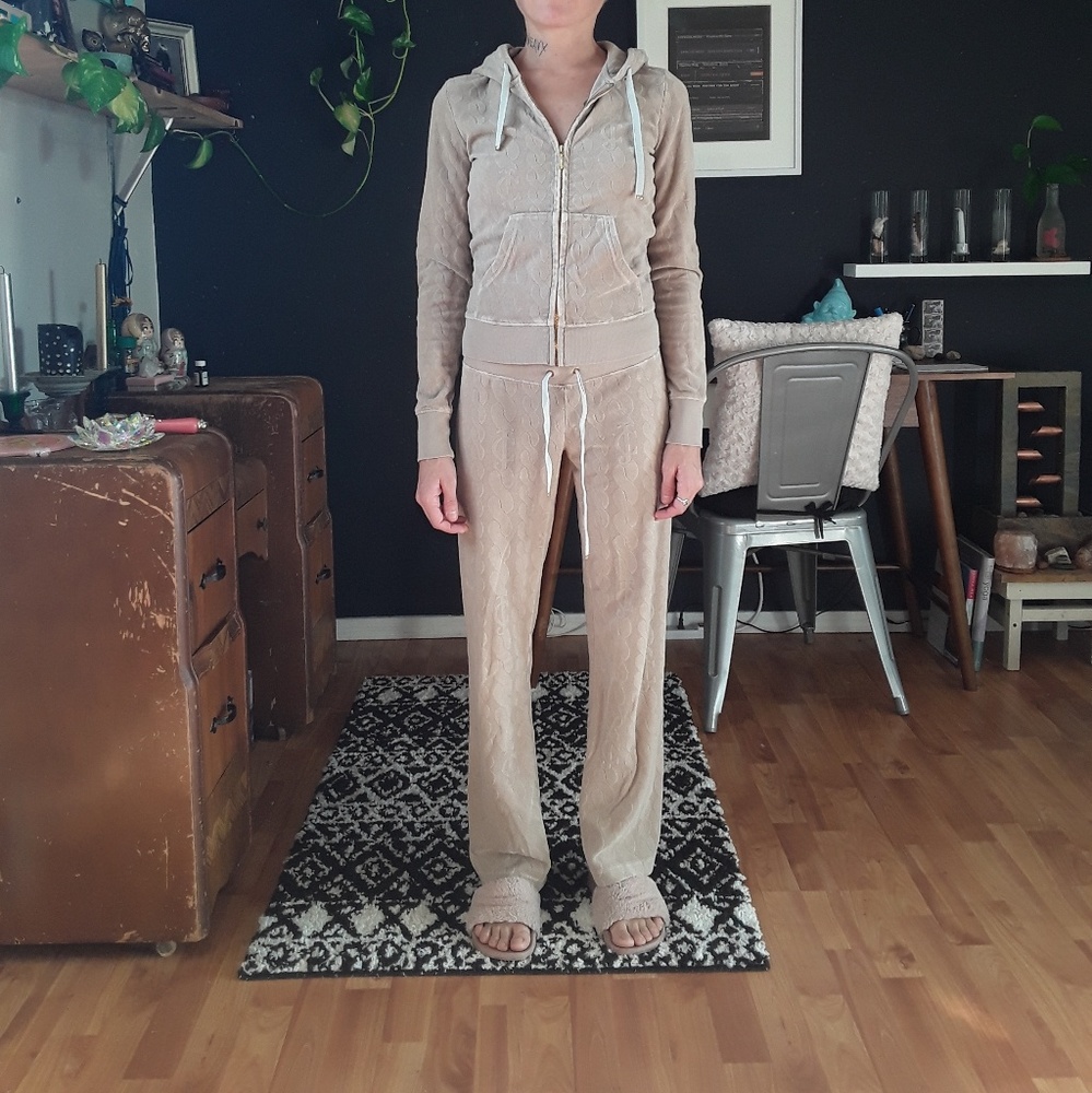 Juicy terry cloth track suit